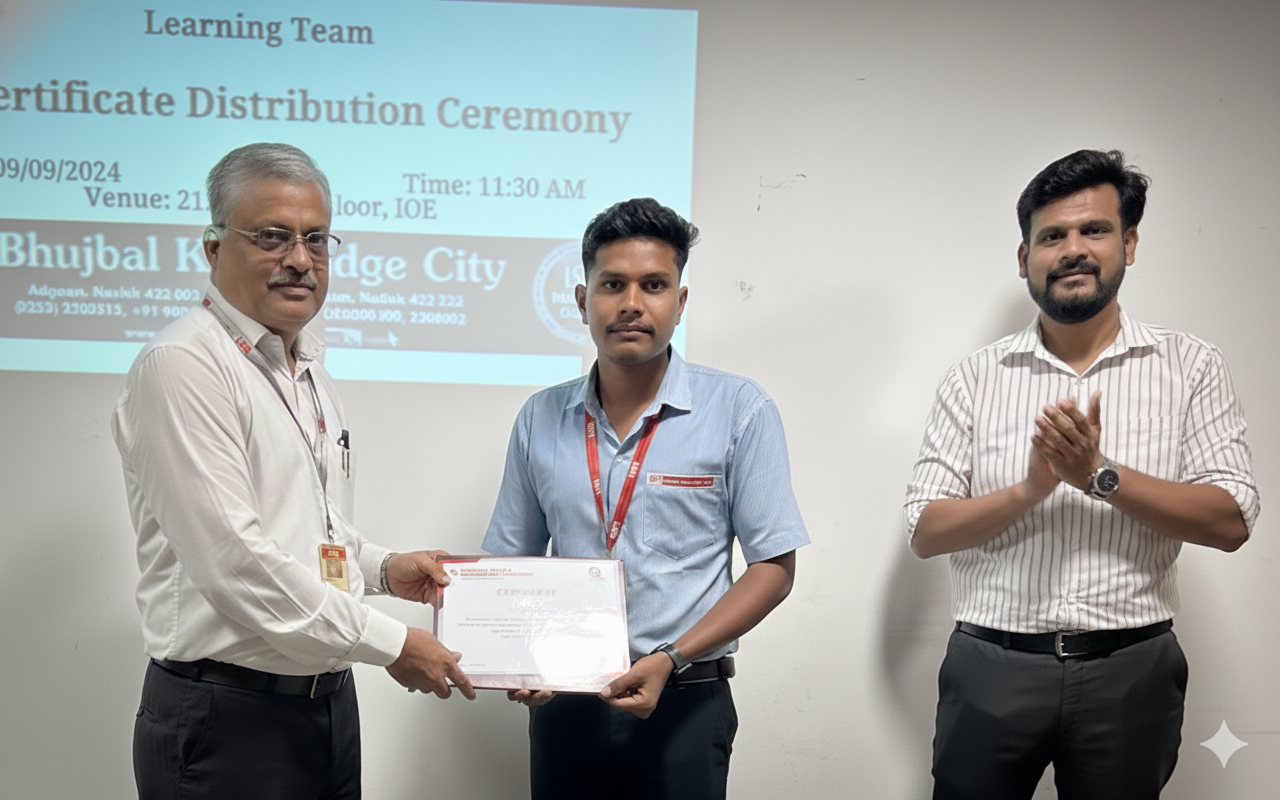 ML Training - Certificate Ceremony